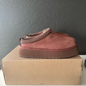 UGG Red Jasper Suede Slip-Ons